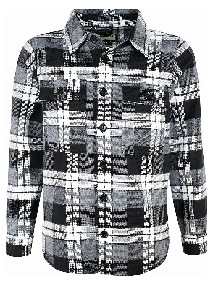 Koszula w kolorze czarno-białym