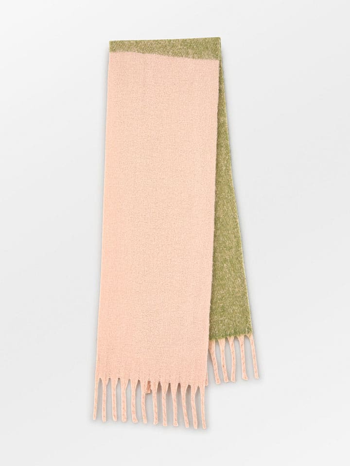 Becksöndergaard Szal w kolorze zielono-jasnoróżowym - 200 x 35 cm rozmiar: onesize
