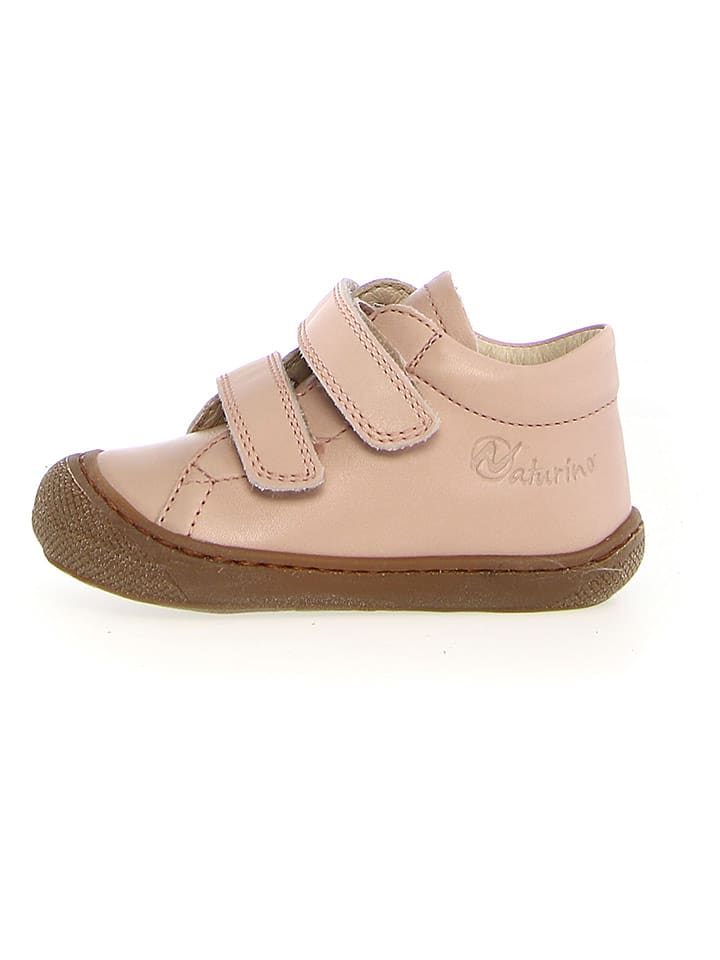 Naturino SkÃ³rzane buty "Cocoon" w kolorze beÅ¼owym do nauki chodzenia rozmiar: 28