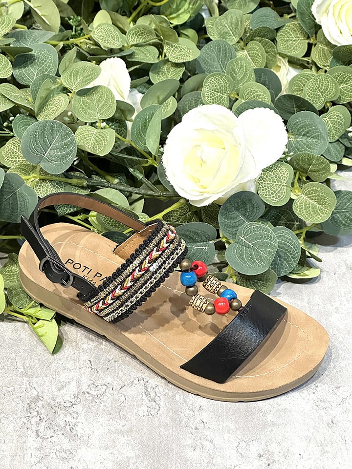 Poti Pati Sandały w kolorze czarnym rozmiar: 30