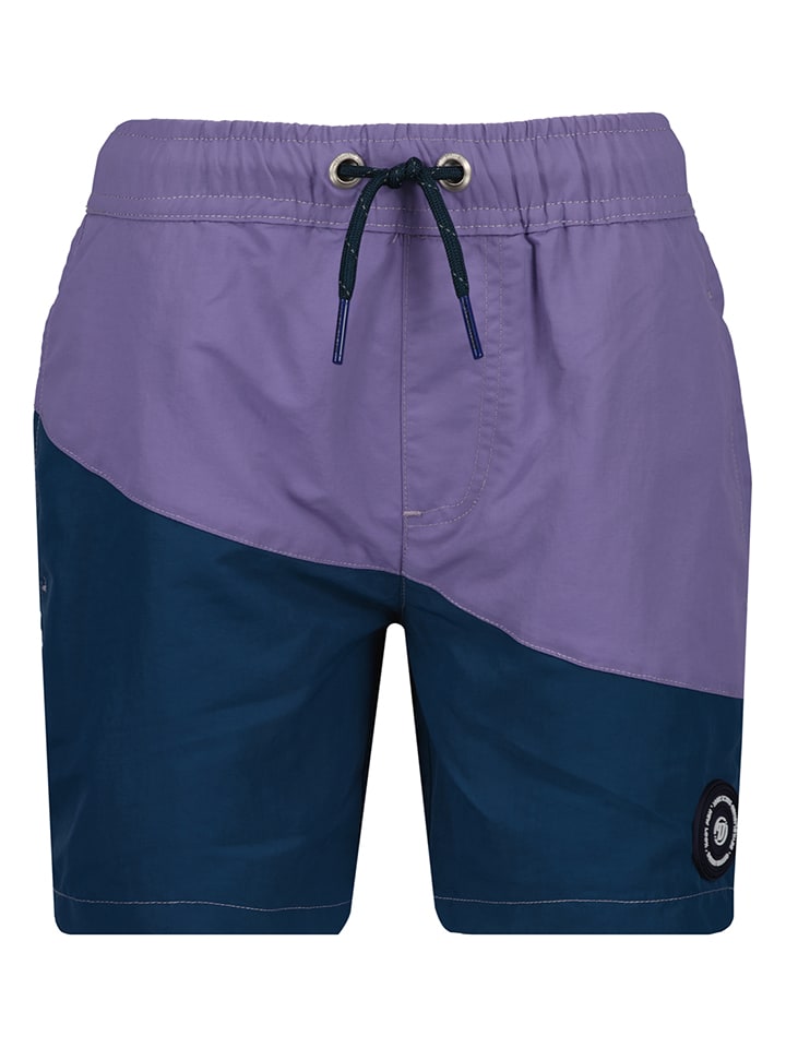 Szorty kąpielowe w kolorze fioletowo-niebieskim