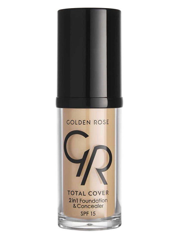Golden Rose Podkład 2w1 "Total Cover - Foundation & Conclealer - 006" - 85 ml rozmiar: onesize