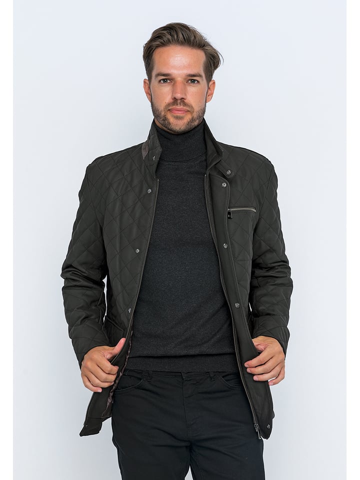 GIORGIO DI MARE Skórzana kurtka w kolorze ciemnobrązowym rozmiar: S