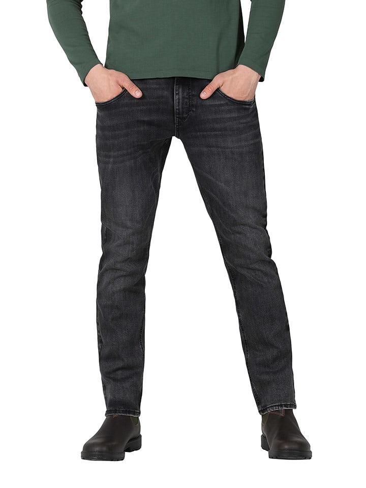 Timezone Dżinsy "Eliaz" - Regular fit - w kolorze antracytowym rozmiar: W30/L34