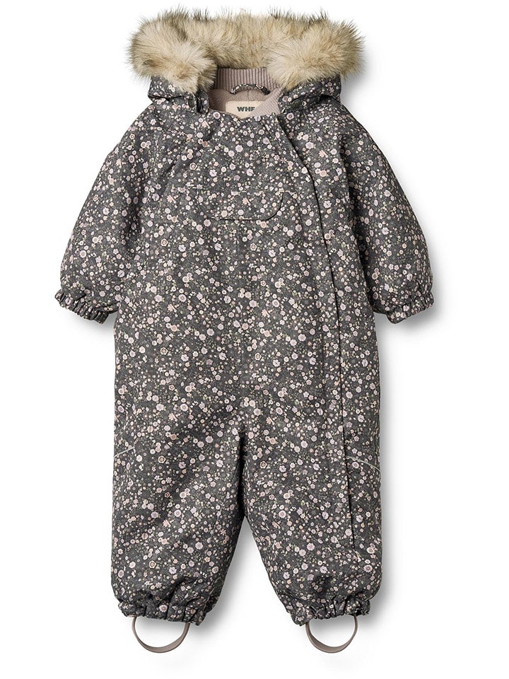 Wheat Kombinezon zimowy "Nickie" w kolorze antracytowym rozmiar: 80