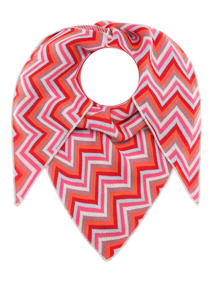 Zwillingsherz Chusta "Nessi" w kolorze różowym - 200 x 100 cm rozmiar: onesize