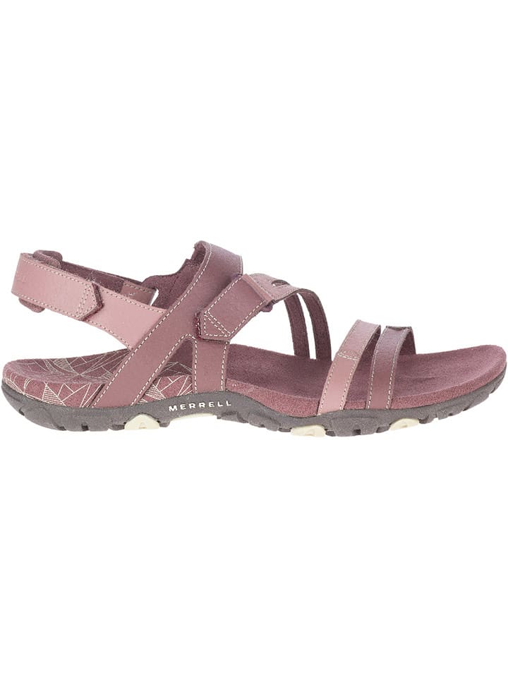 Merrell Skórzane sandały "Sandspur Rose Convert" w kolorze jasnoróżowym rozmiar: 39