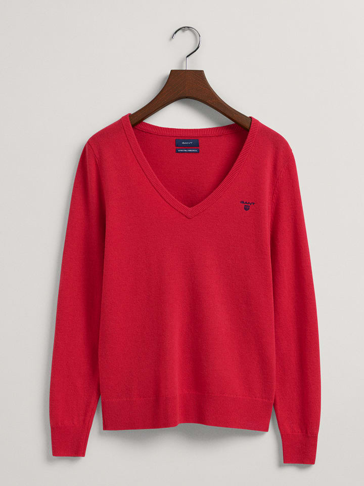 Wełniany sweter w kolorze czerwonym