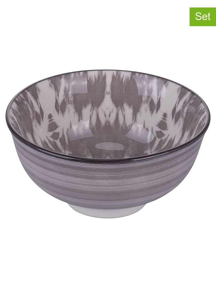 Villa d´Este Miski (6 szt.) "The Grey" w kolorze szarym - Ø 11,5 cm rozmiar: onesize