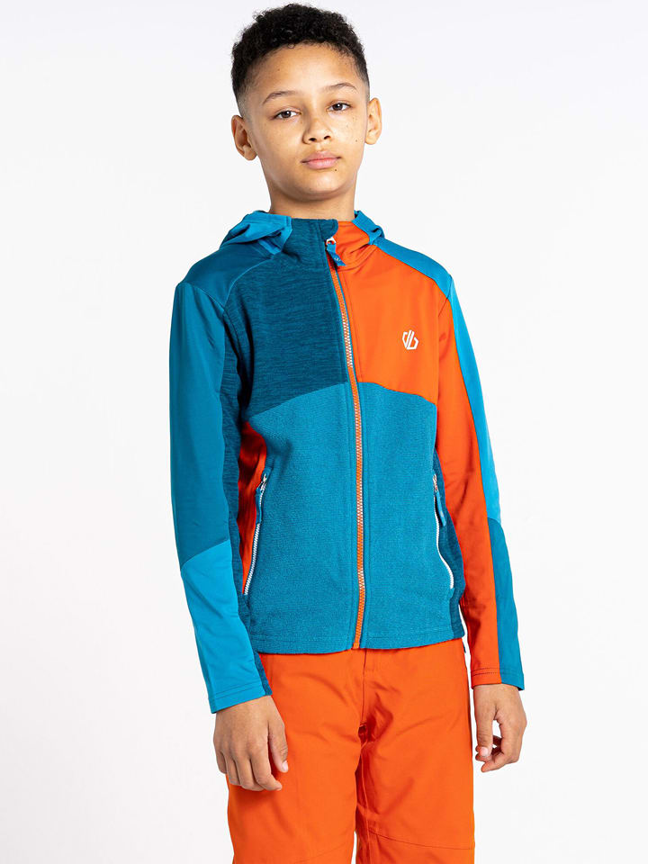 Kurtka polarowa "Hero Core" w kolorze pomarańczowo-niebieskim