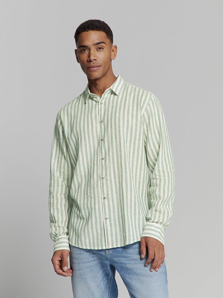 No Excess Koszula - Regular fit - w kolorze zielonym rozmiar: XL