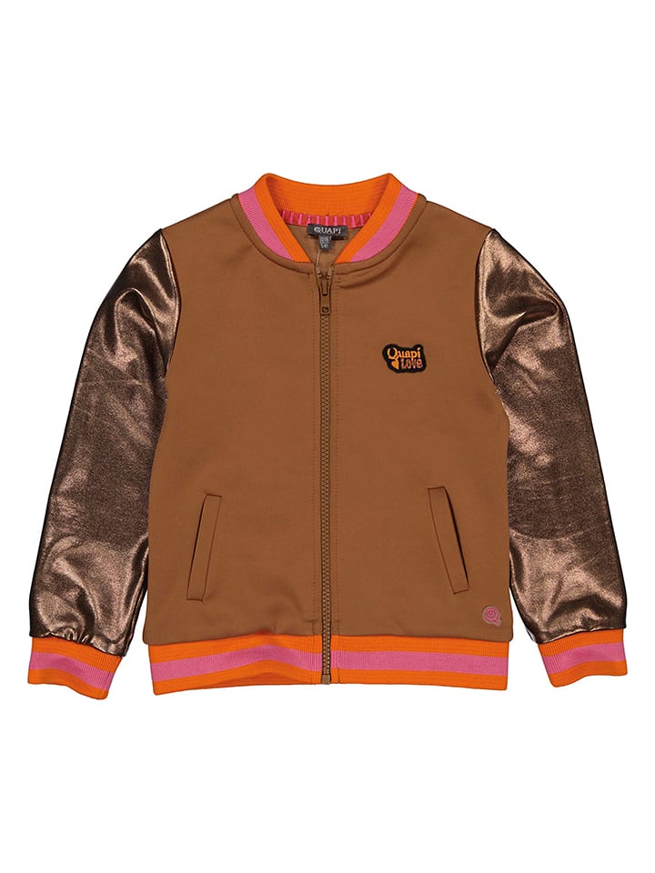 Kurtka przejściowa w kolorze jasnobrązowym