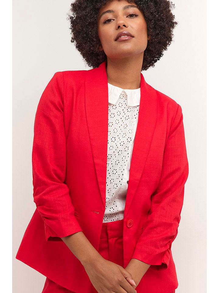 CULTURE Blezer "Anetta" w kolorze czerwonym rozmiar: 42