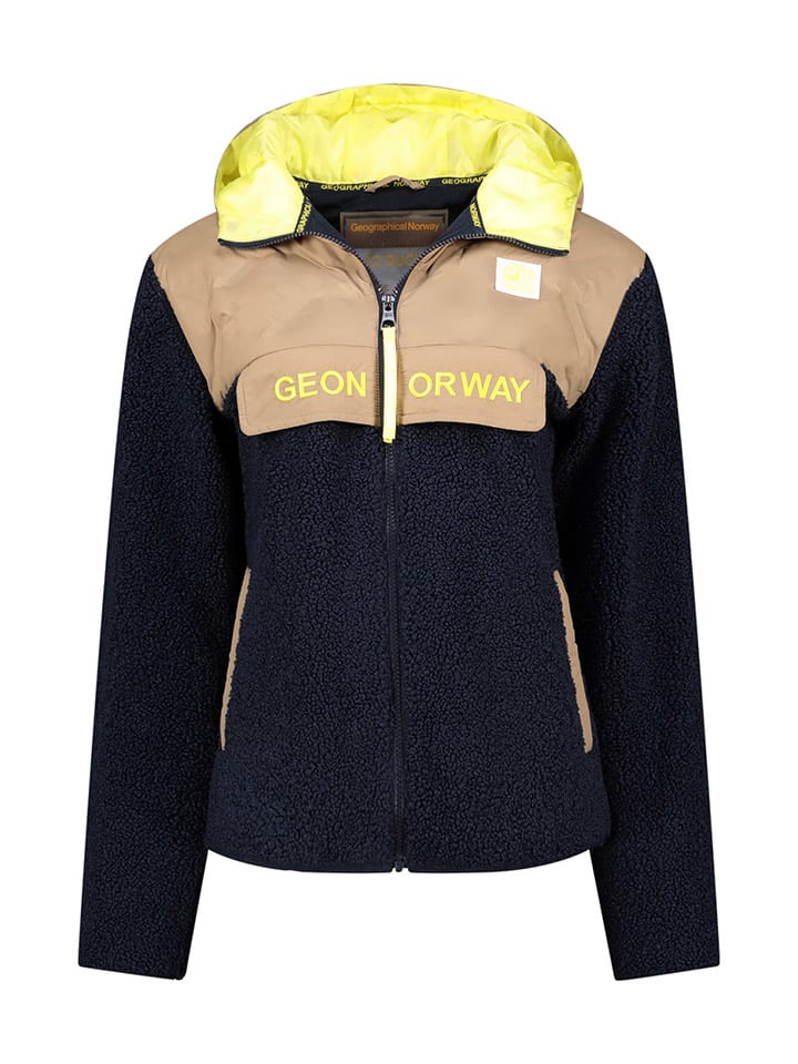 Geographical Norway Kurtka polarowa "Techic" w kolorze granatowym rozmiar: S