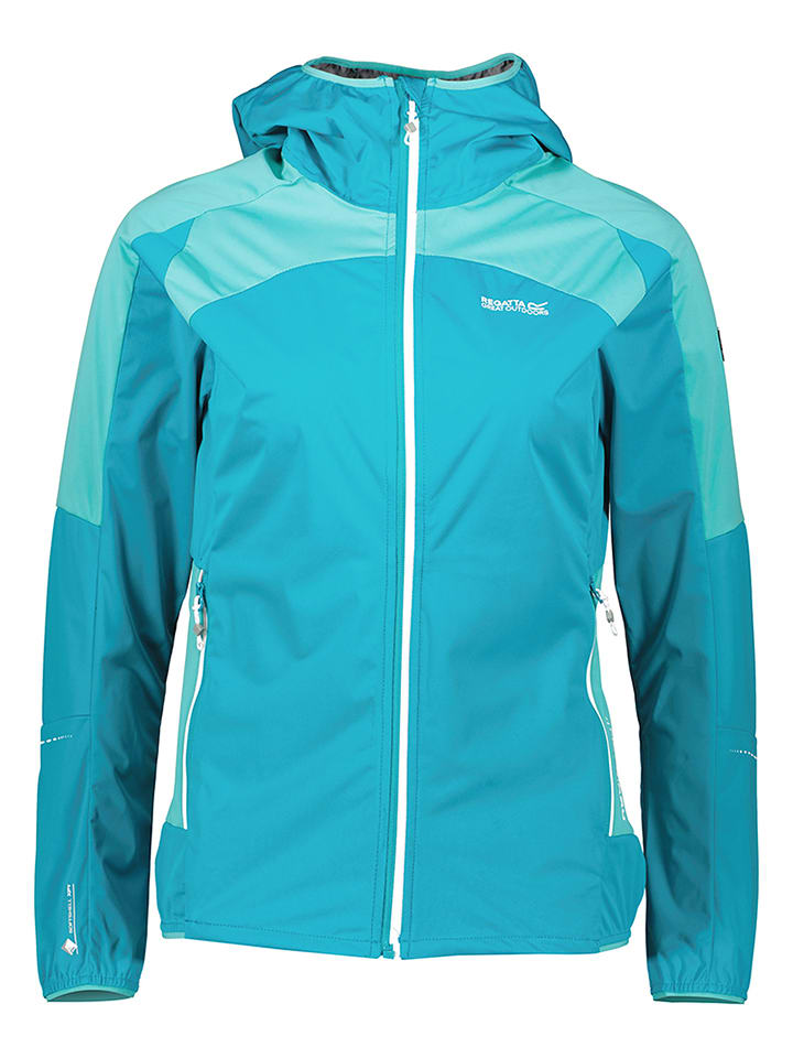 Regatta Kurtka softshellowa "Tarvos IV" w kolorze turkusowym rozmiar: 42