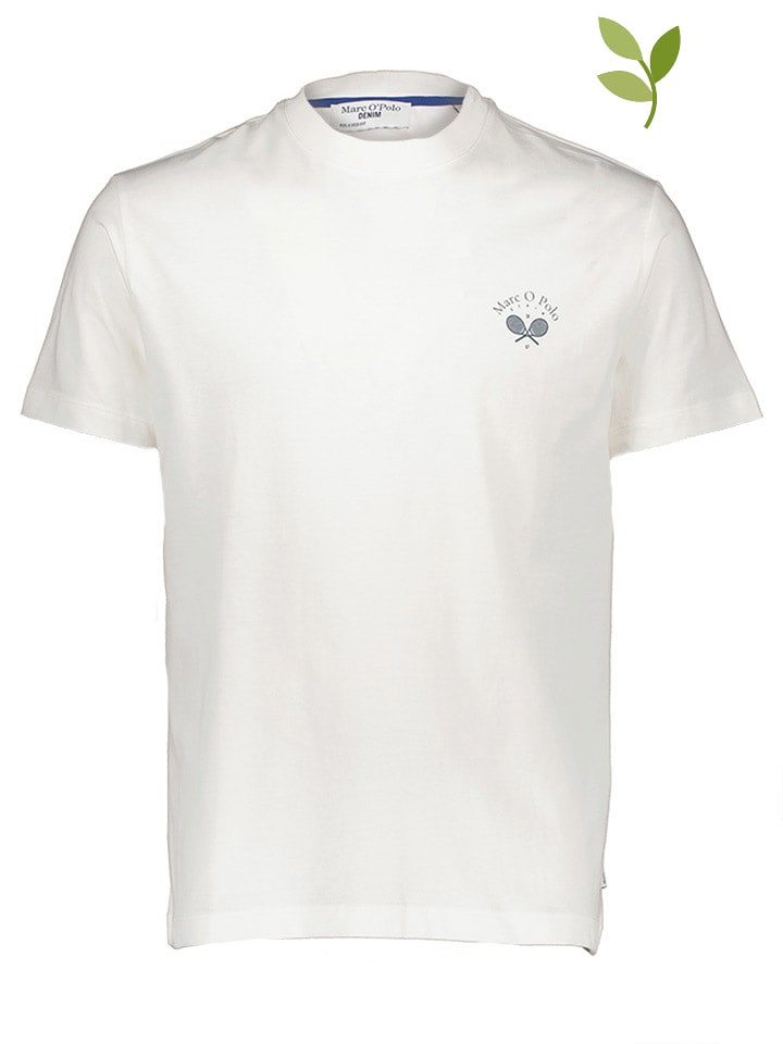 Marc O'Polo DENIM Koszulka w kolorze białym rozmiar: M
