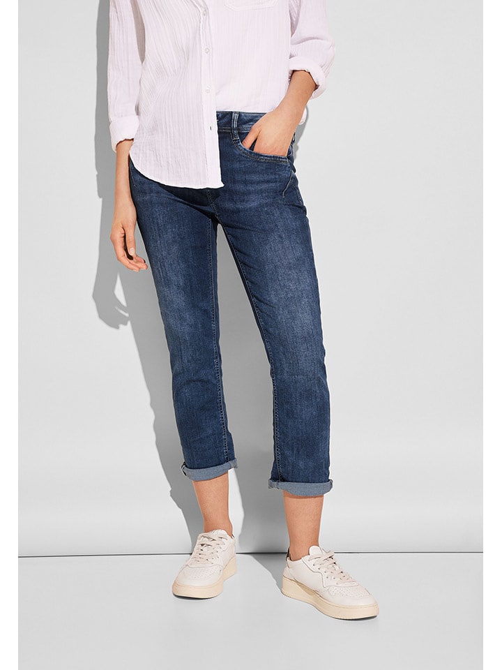 Street One Dżinsy - Slim fit - w kolorze granatowym rozmiar: W31/L26