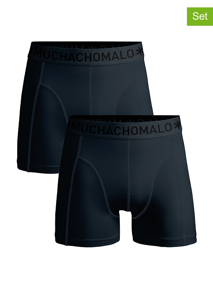 Muchachomalo Bokserki (2 pary) w kolorze granatowym rozmiar: M