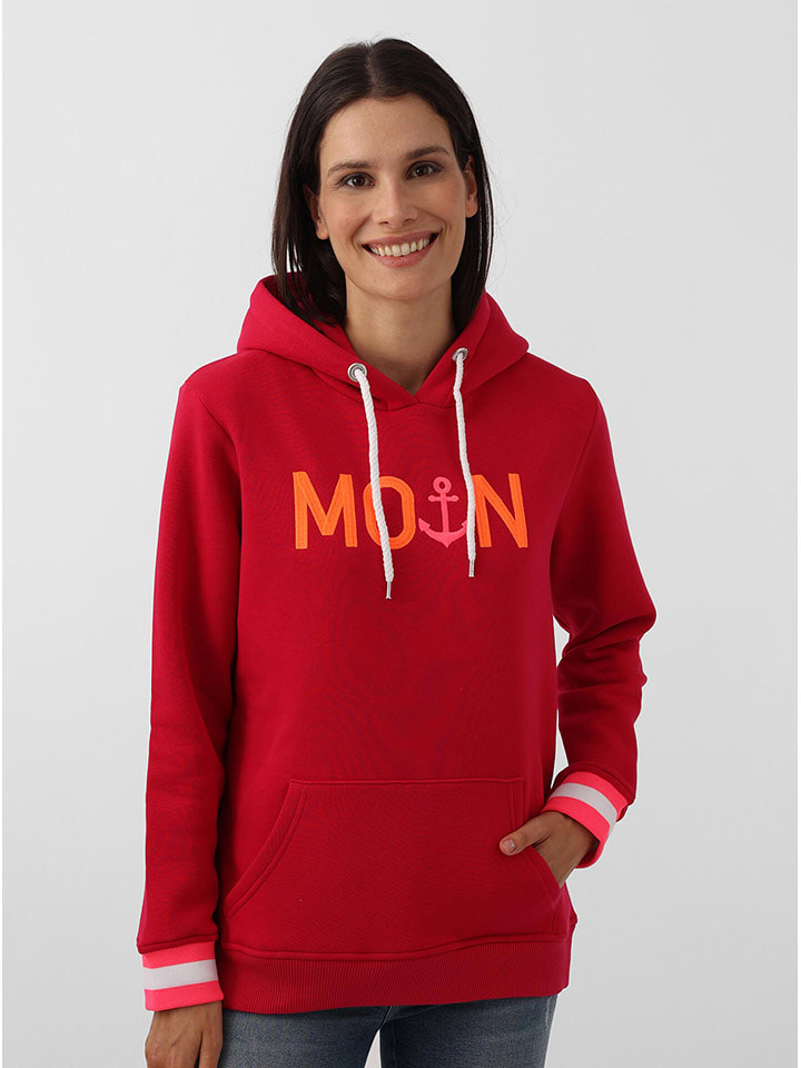 Zwillingsherz Bluza "Rahel" w kolorze czerwonym rozmiar: S/M