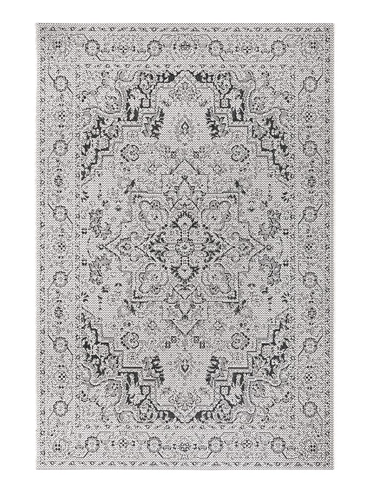 WHITE LABEL Dywan zewnętrzny "Rug" w kolorze czarno-kremowym rozmiar: 160x230 cm