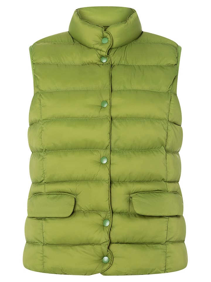 More & More Kamizelka pikowana w kolorze zielonym rozmiar: 34