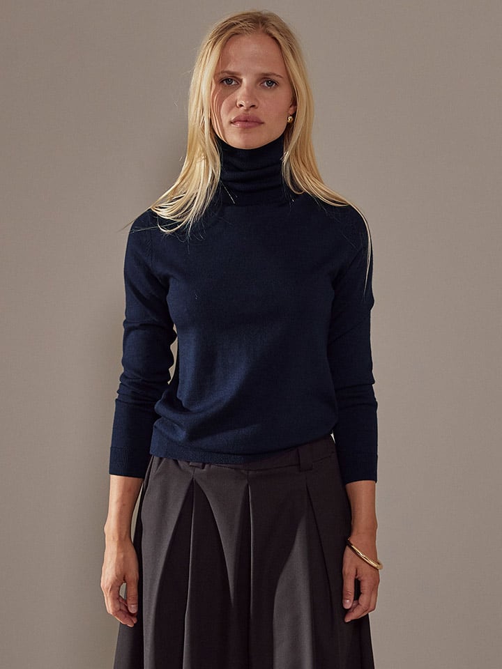 Rodier Wełniany golf w kolorze granatowym rozmiar: 38