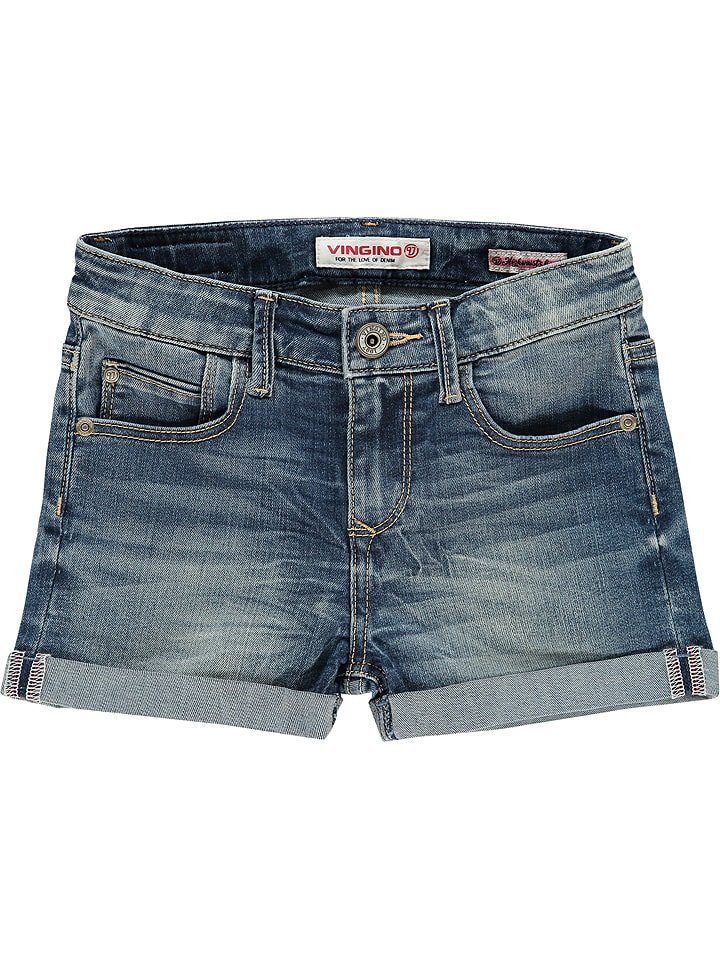 Szorty dżinsowe w kolorze niebieskim