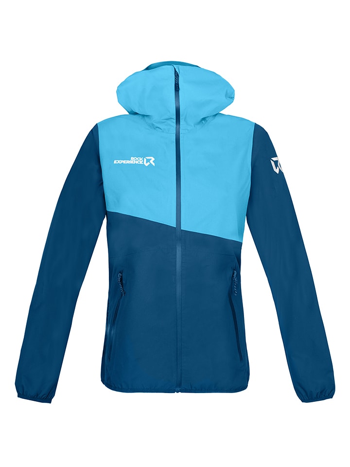 ROCK EXPERIENCE Kurtka funkcyjna "Great Roof" w kolorze błękitno-niebieskim rozmiar: XXL