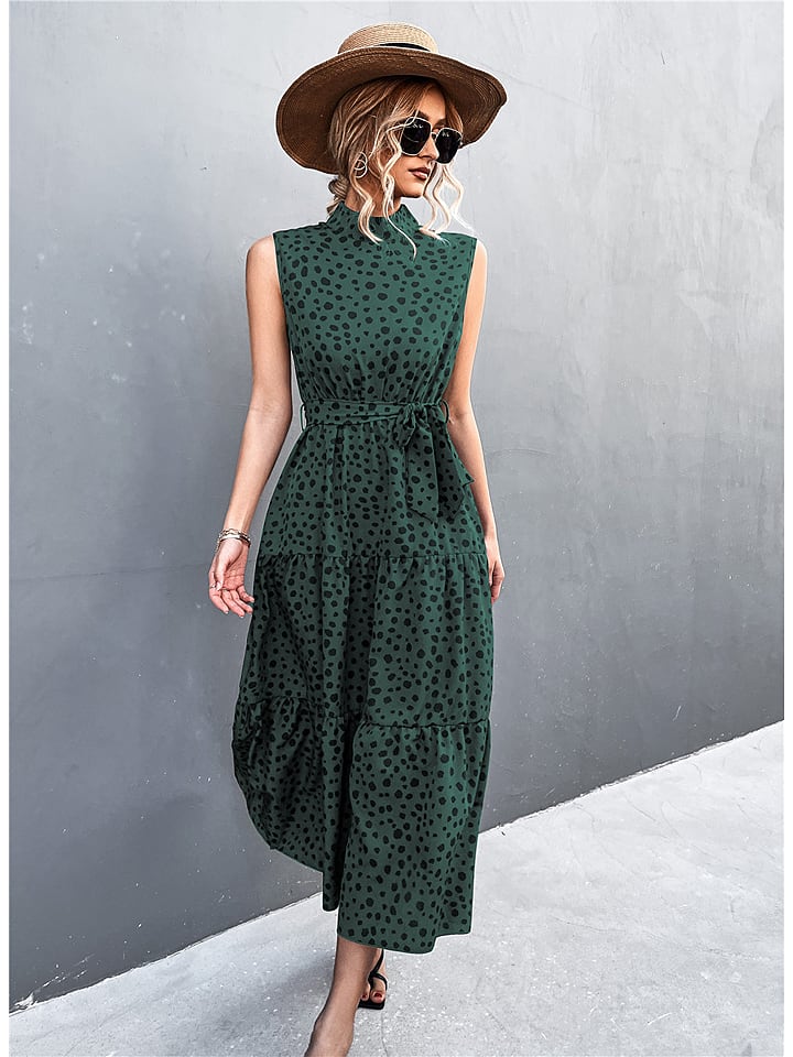 Sukienka w kolorze ciemnozielonym