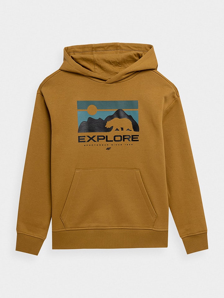 4F Bluza w kolorze jasnobrązowym rozmiar: 164