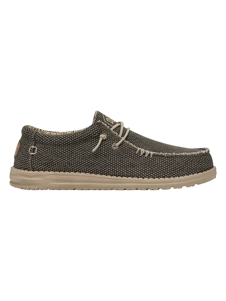 Hey Dude Slippersy "Wally Braided" w kolorze khaki rozmiar: 47