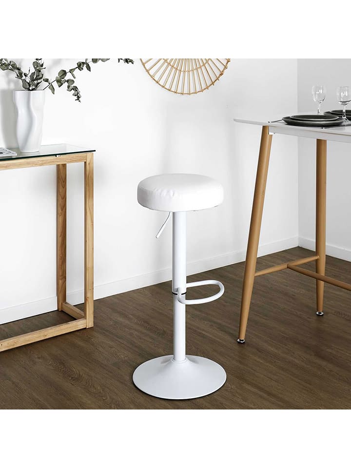 Ethnical Life Hocker barowy w kolorze białym rozmiar: onesize