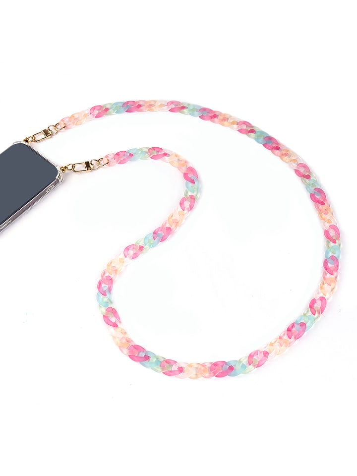 Platyne Łańcuszek ze wzorem do smartfona - dł. 120 cm rozmiar: onesize