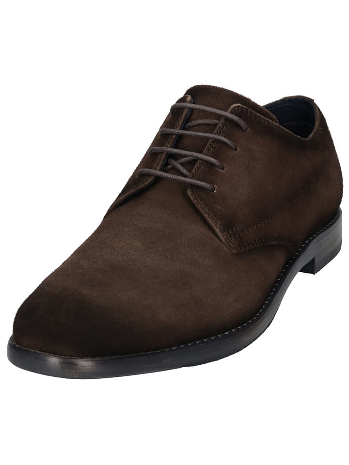 Bugatti Skórzane trzewiki w kolorze brązowym rozmiar: 44