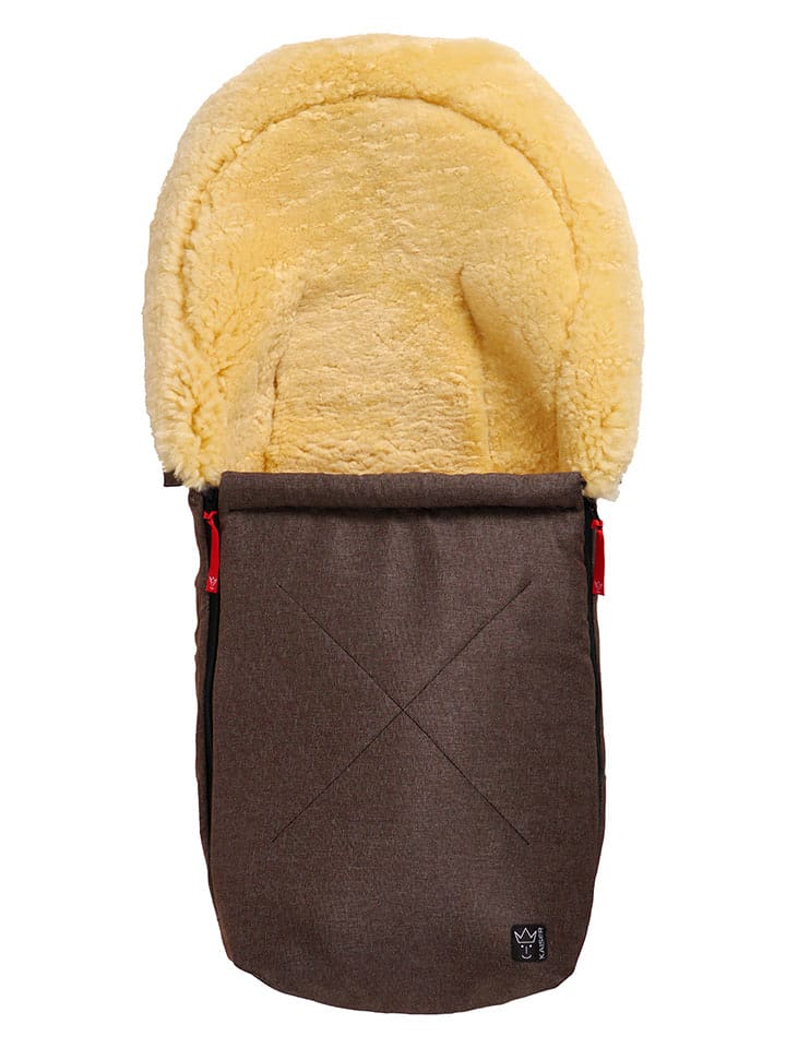 Kaiser Naturfellprodukte Śpiworek wełniany "Emma" w kolorze brązowym - 80 x 37 cm rozmiar: onesize