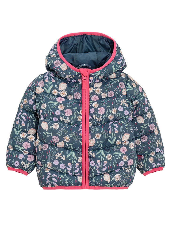 COOL CLUB Kurtka pikowana w kolorze granatowym ze wzorem rozmiar: 80