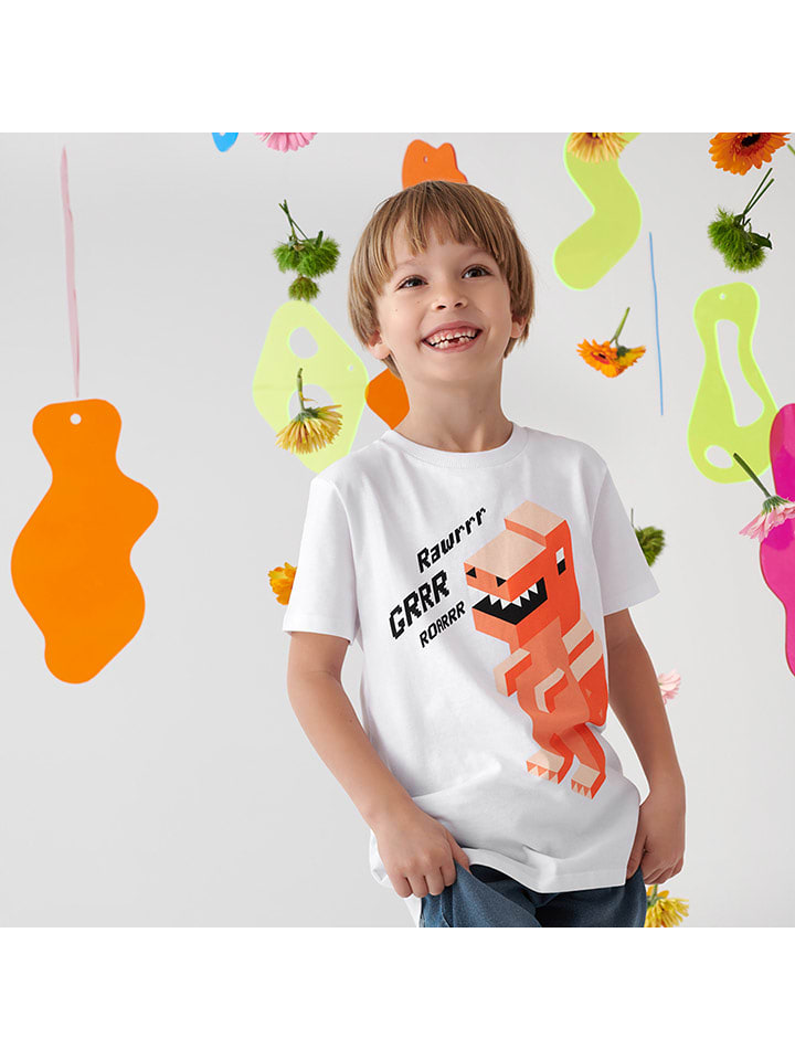 COOL CLUB Koszulka w kolorze białym rozmiar: 98