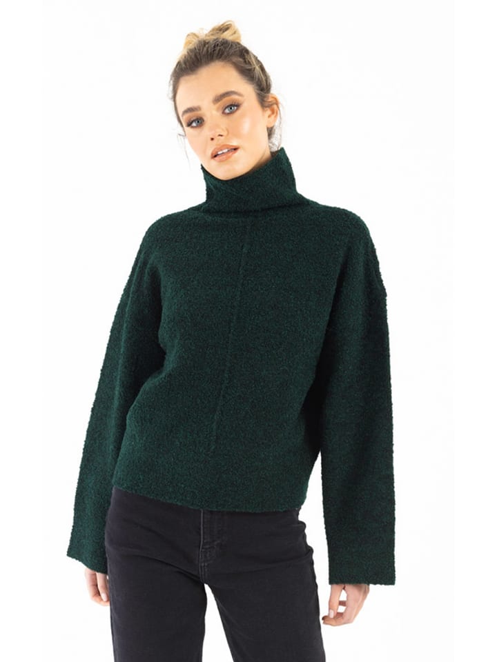 Sweter w kolorze zielonym