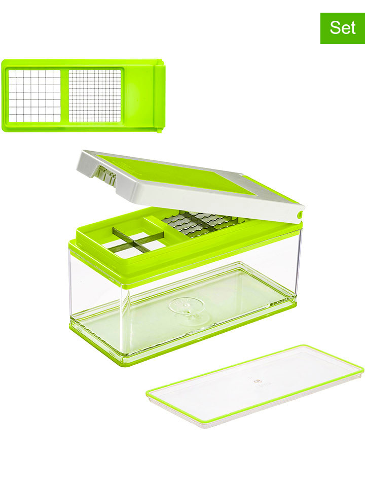 Genius 5-częściowy zestaw "Nicer Dicer Precision" w kolorze zielonym rozmiar: onesize