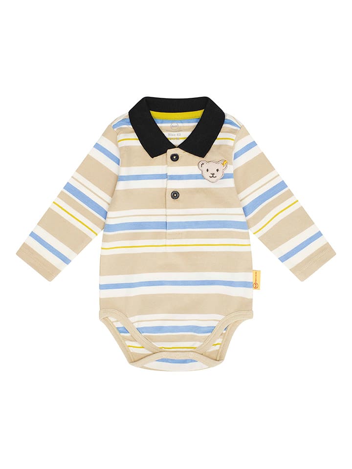 Body w kolorze beżowo-błękitnym