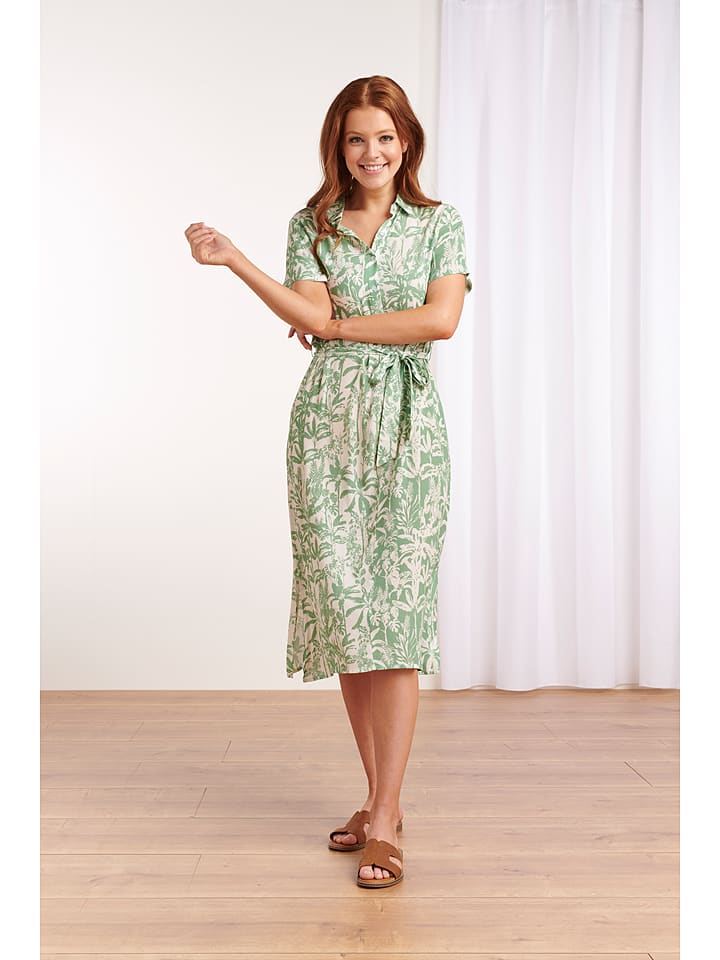 Smashed Lemon Sukienka w kolorze zielono-białym rozmiar: S