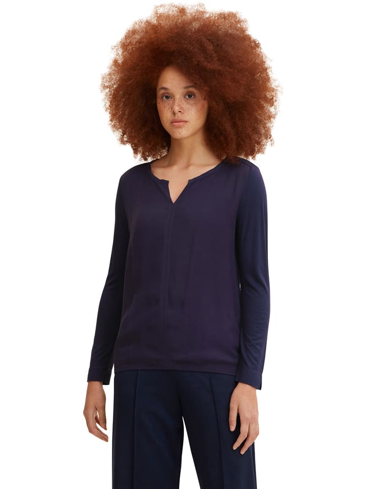 Tom Tailor Bluzka w kolorze granatowym rozmiar: XXL