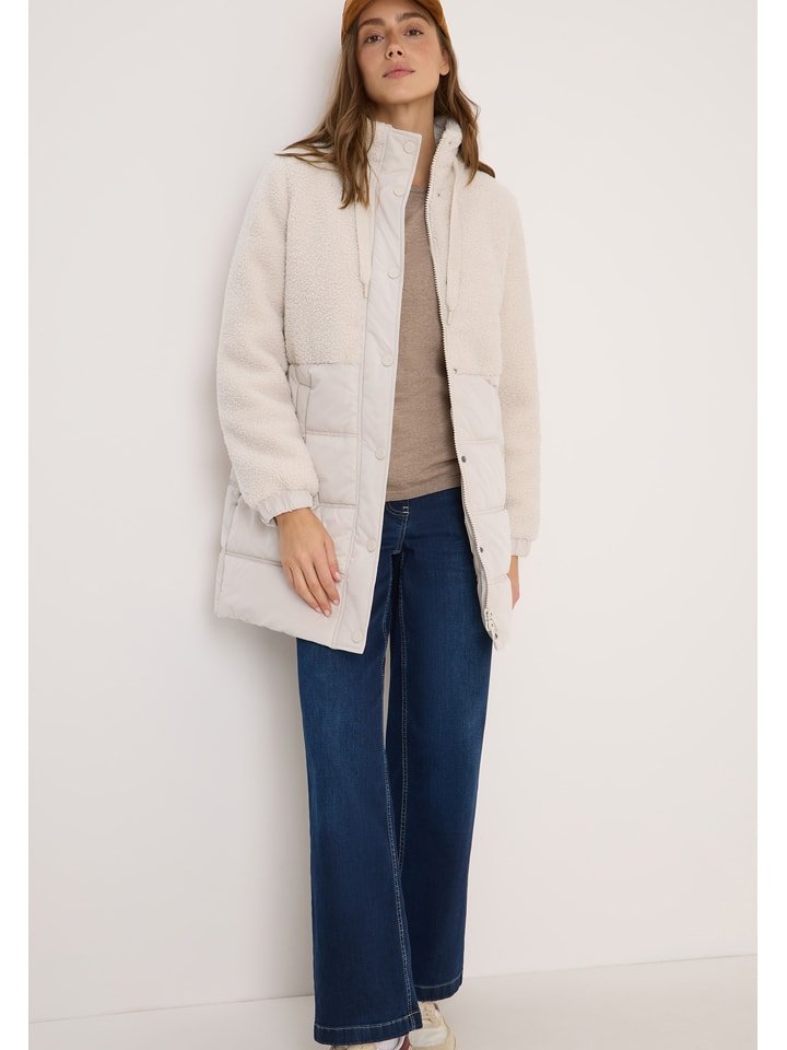 Cecil Płaszcz pikowany w kolorze kremowym rozmiar: XL