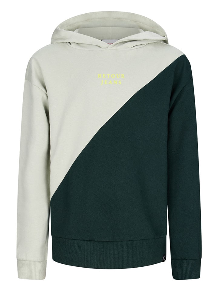 Retour Bluza "Novan" w kolorze kremowo-zielonym rozmiar: 146/152