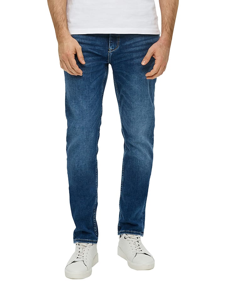 S.OLIVER RED LABEL Dżinsy - Slim fit - w kolorze granatowym rozmiar: W32/L32