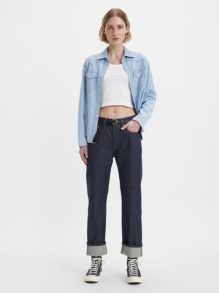 Levi´s Dżinsy "501®" - Comfort fit - w kolorze granatowym rozmiar: W27/L32