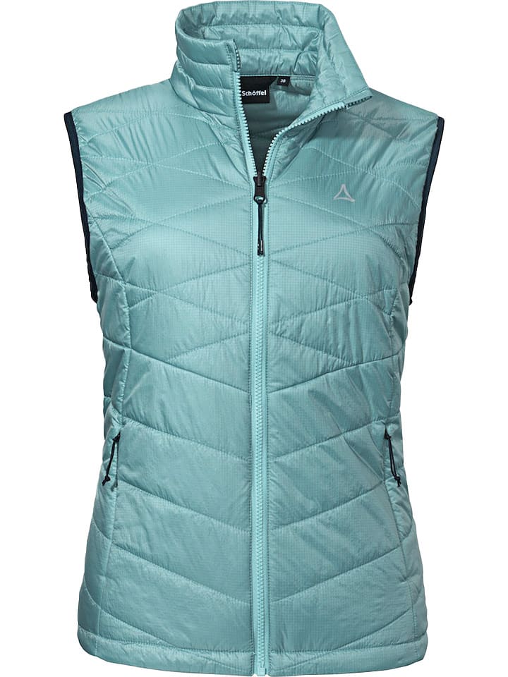 Schöffel Kurtka pikowana "ZipIn" w kolorze miętowym rozmiar: 44