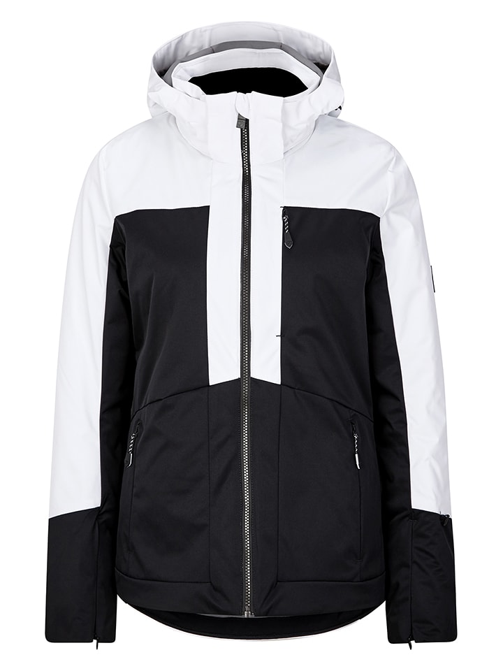 Ziener Kurtka narciarska "Talsina" w kolorze czarno-białym rozmiar: 46