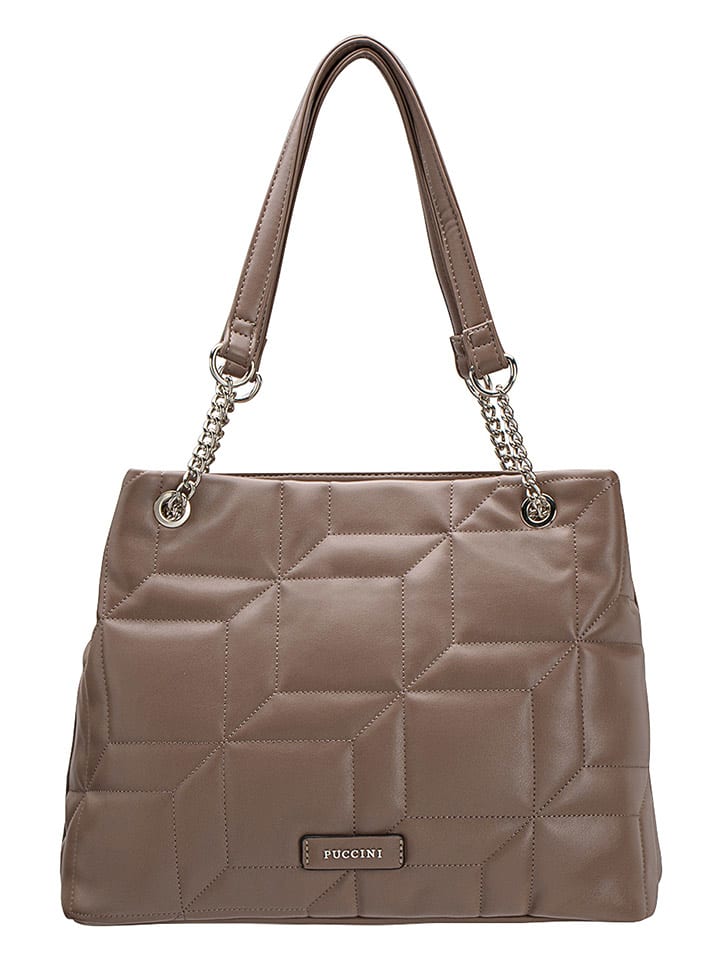 Puccini Torebka w kolorze brązowym - 34 x 26 x 14 cm rozmiar: onesize