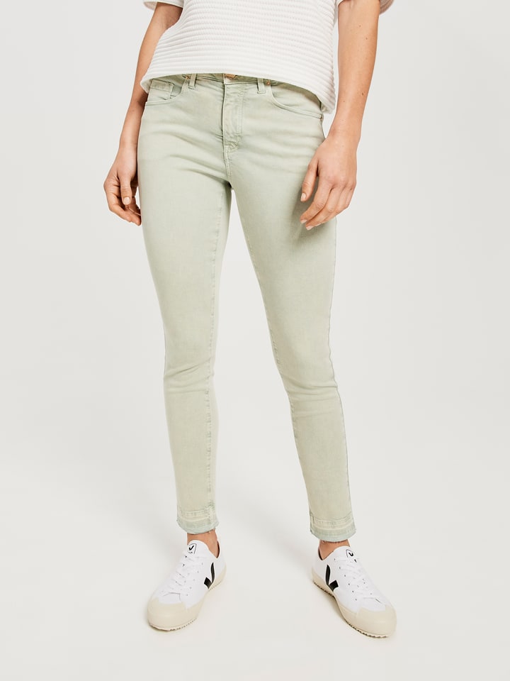 Spodnie "Elma" w kolorze zielonym